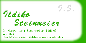 ildiko steinmeier business card